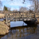 McCourtie Park Bridge Reflections Michigan