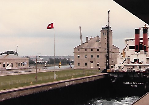 1987 - Canadian Enterprise at the Soo Locks