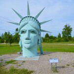 Awakon Park Sculpture Lady Liberty Onaway Michigan