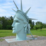 Awakon Park Sculpture Statue of Liberty Onaway Michigan