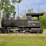 Awakon Park Train Sculpture Onaway Michigan