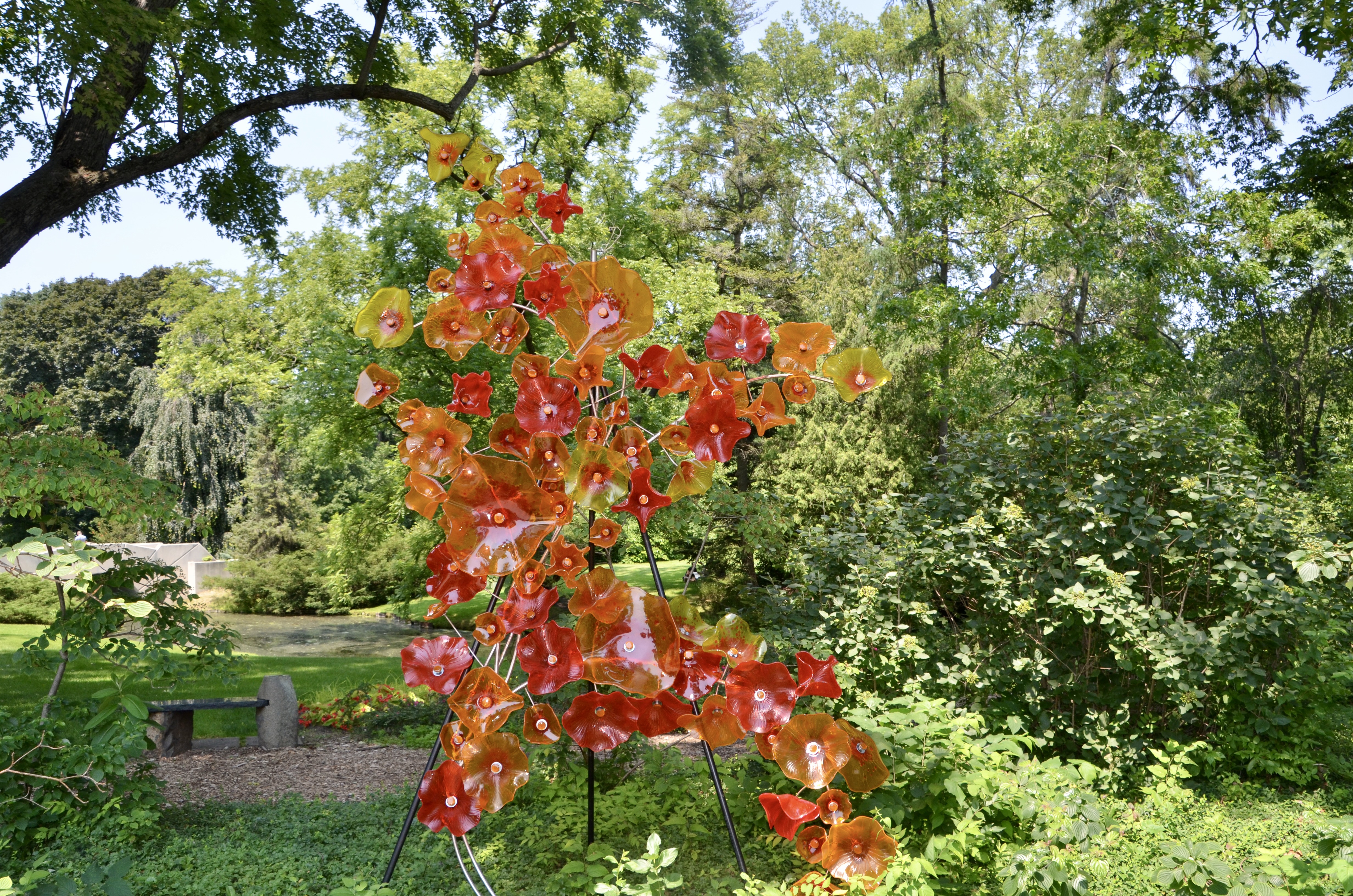 Dow Gardens Midland Michigan Glass Art Sculpture