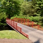 Dow Gardens Midland Michigan Red Bridge