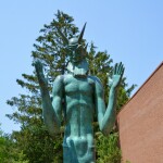Dow Gardens Midland Michigan Statue Close Up
