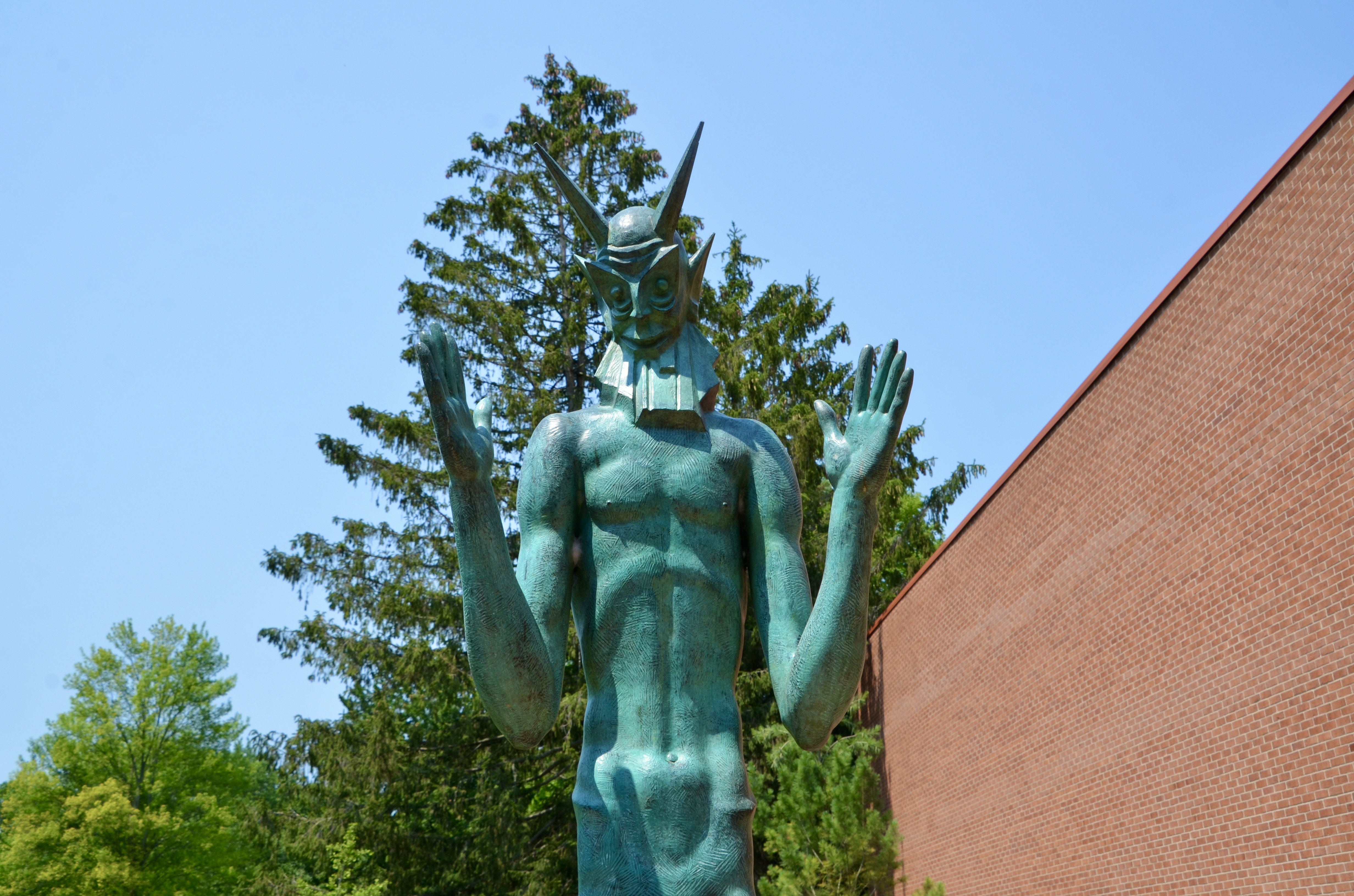 Dow Gardens Midland Michigan Statue Close Up