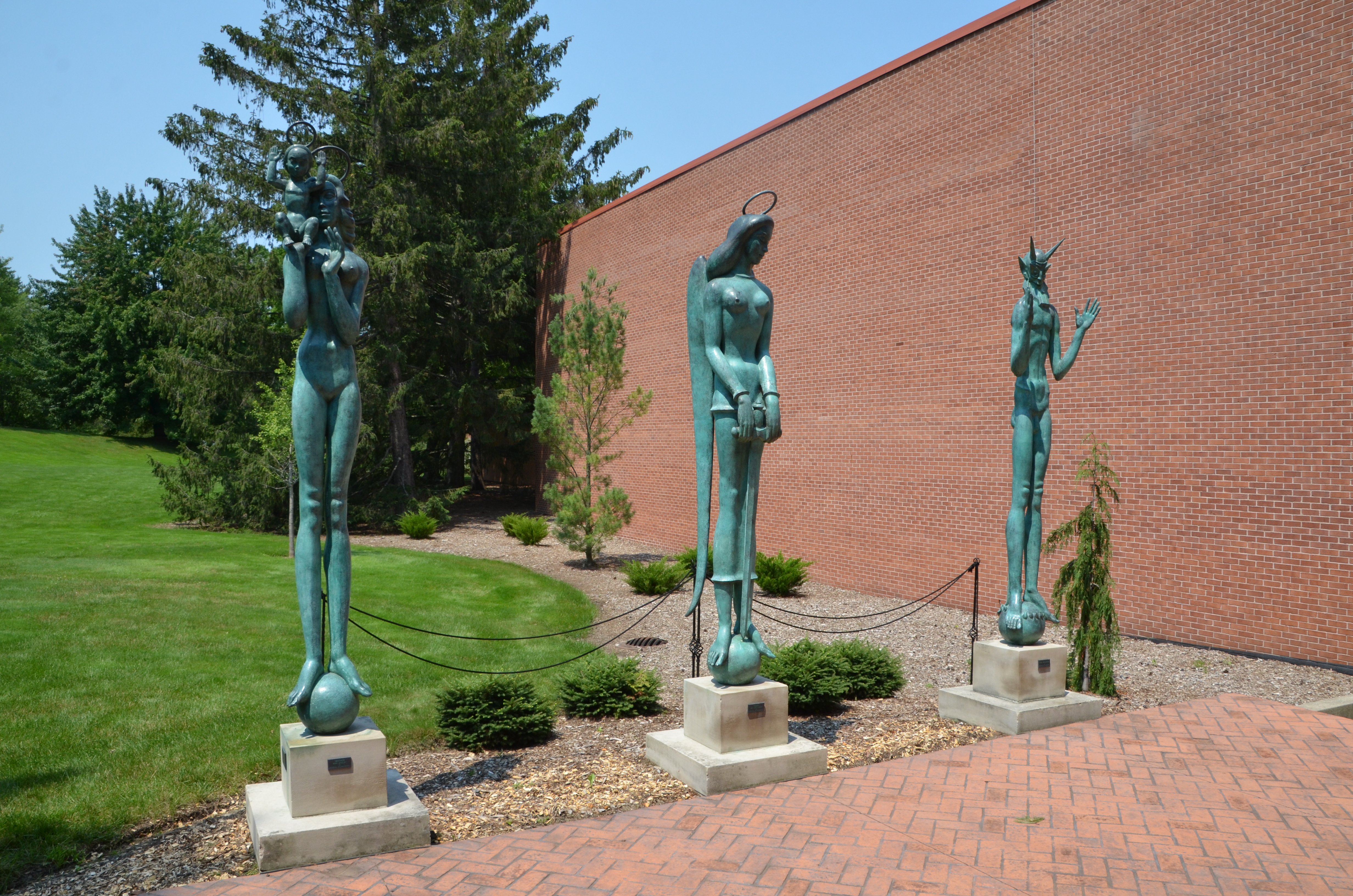 Dow Gardens Midland Michigan Statues