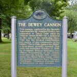 Three Oaks Dewey Cannon Historical Marker Michigan