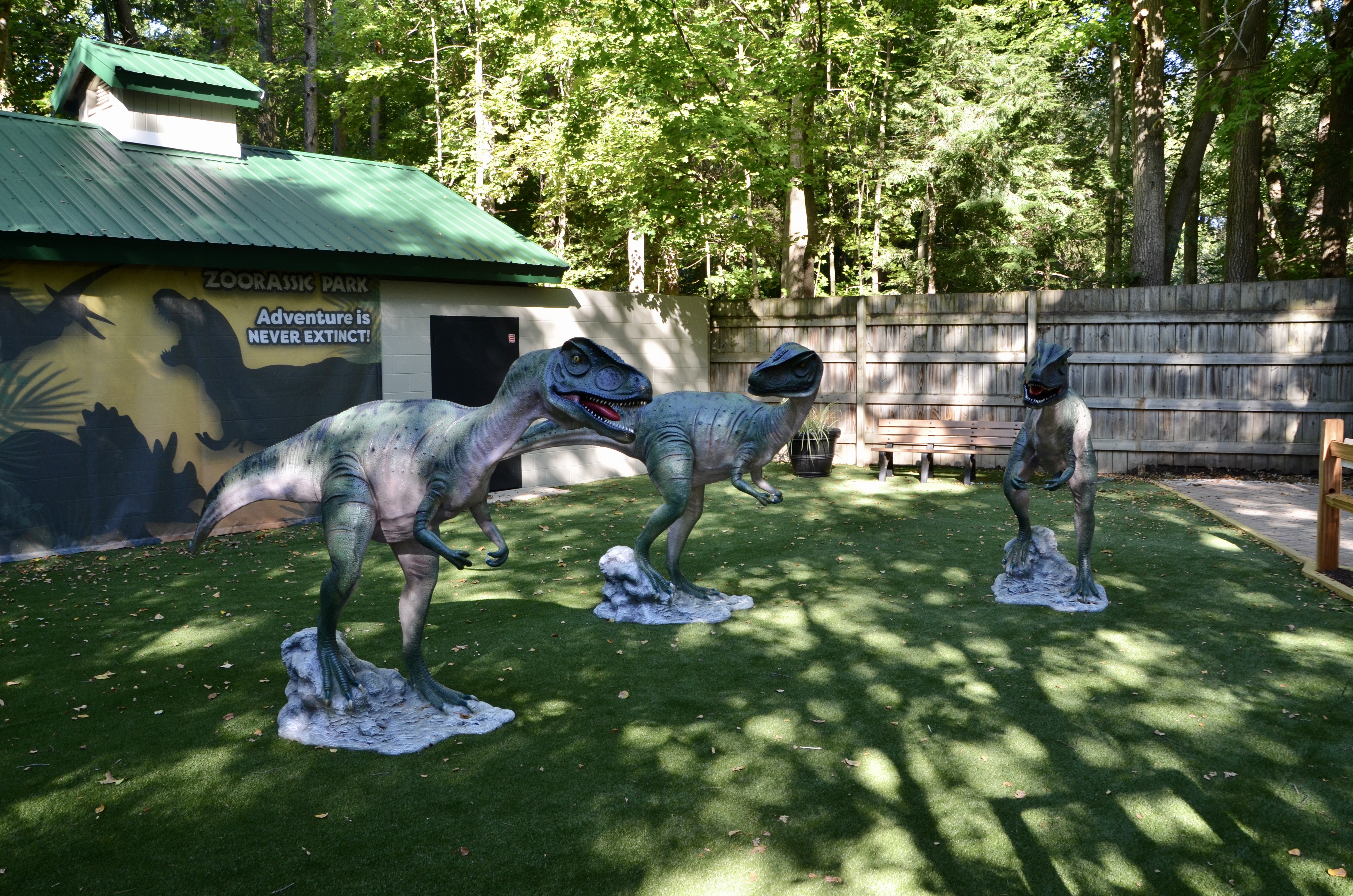 Zoorassic Park Binder Park Zoo Allosaurus Trio