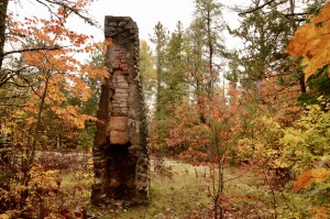 Camp Raco Chimney Ruins Hiawatha National Forest Michigan
