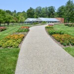 Heading to the Rose Garden at Dow Gardens in Midland, July