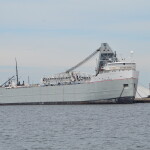 Freighter McKee Sons in long-term layup at Muskegon, May