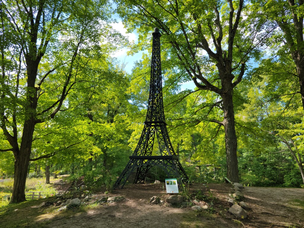 Paris Park Eiffel Tower replica, August