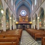 Interior of the Basilica of Sainte Anne de Detroit, July