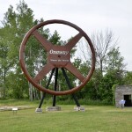 World's Largest Steering Wheel at Awakon Park in Onaway, June