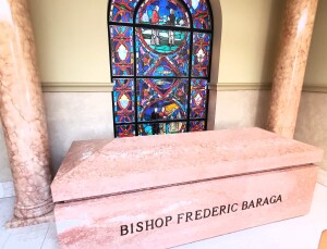 Bishop Baraga Memorial Saint Peter Cathedral Marquette Michigan