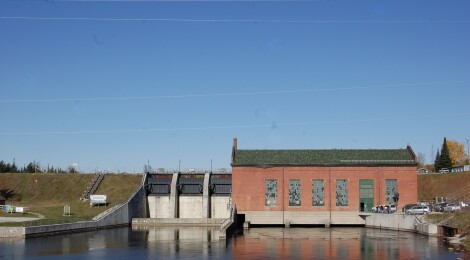 Michigan Roadside Attractions: Five Channels Dam on the Au Sable River, Iosco County