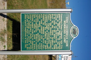 Five Channels Dam Workers Camp Historical Marker