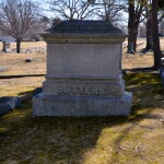 Butters headstone at the Lakeview Cemetery