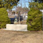 Cartier headstone at Pere Marquette Cemetery