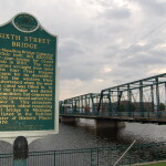 Kent County Michigan Historical Markers Sixth Street Bridge Grand Rapids