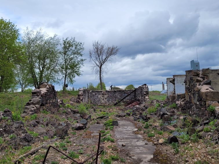 Quincy dryhouse Ruins Mining Keweenaw Michigan