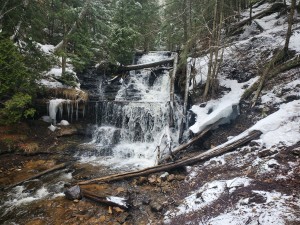 Wagner Falls Upper Peninsula Waterfalls Winter