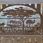2022 Boulder Ridge Wild Animal Park Bench Logo