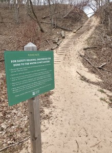 A Arcadia Dunes Trail Staircase