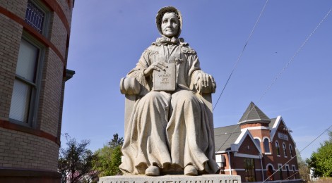 Michigan Roadside Attractions: Laura Smith Haviland Statue in Adrian