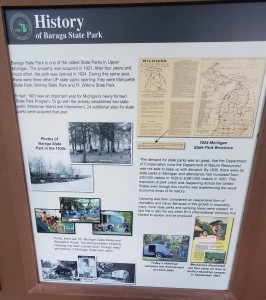 Baraga State Park History Upper Peninsula Keweenaw Bay