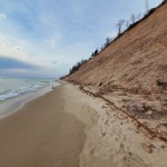 Frankfort Beach Lake Michigan Tall Sand Dunes