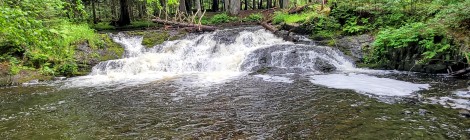Jumbo Falls: A Secluded Waterfall in the Ottawa National Forest
