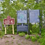 Nara Nature Trail Signs Houghton Michigan
