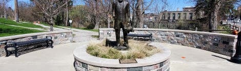 Michigan Roadside Attractions: Perry Hannah Statue, Traverse City