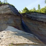 Pictured Rocks Kayak Lake Superior Birdalveil Falls