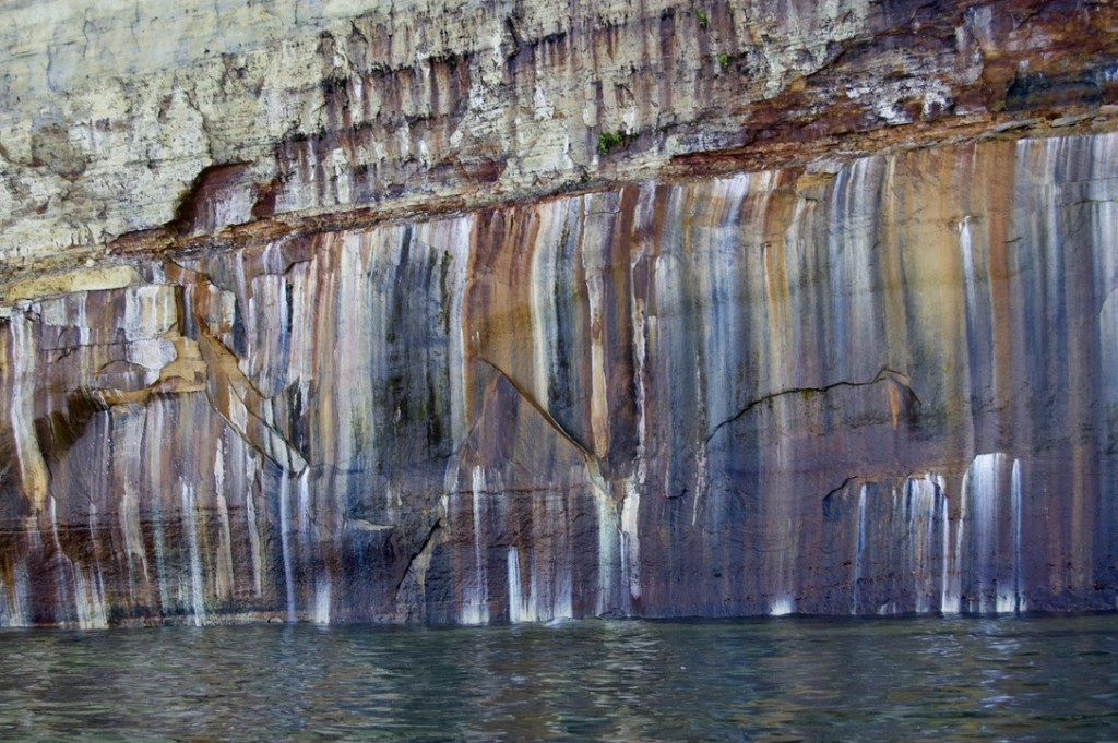 Pictured Rocks Kayak Trip 2022 Close Up Cliffs