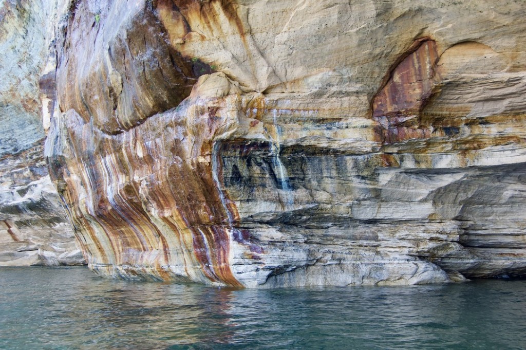 Pictured Rocks Kayak Trip 2022 Color Cliffs Close Lake Superior
