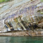 Pictured Rocks Kayak Trip 2022 Detail Sandstone Cliffs