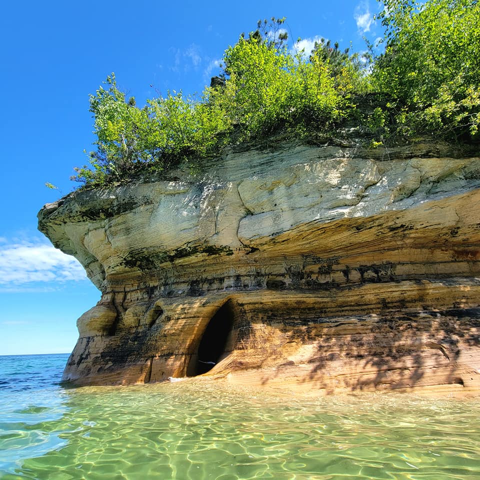 Pictured Rocks Kayak Trip 2022 Lake Superior Sea Cave