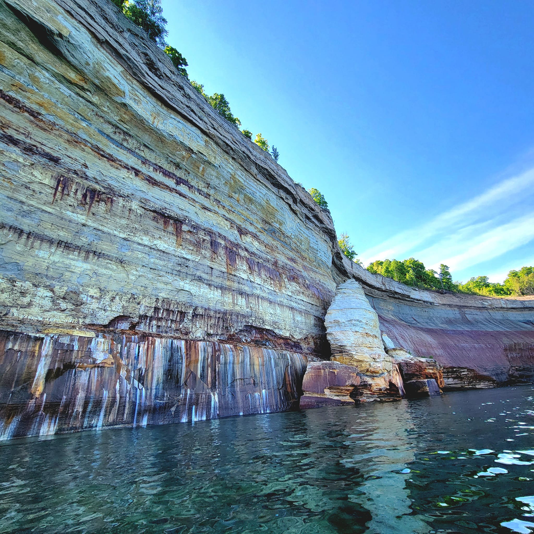 Pictured Rocks Kayak Trip 2022 Painted Cove Lake Superior Travel the