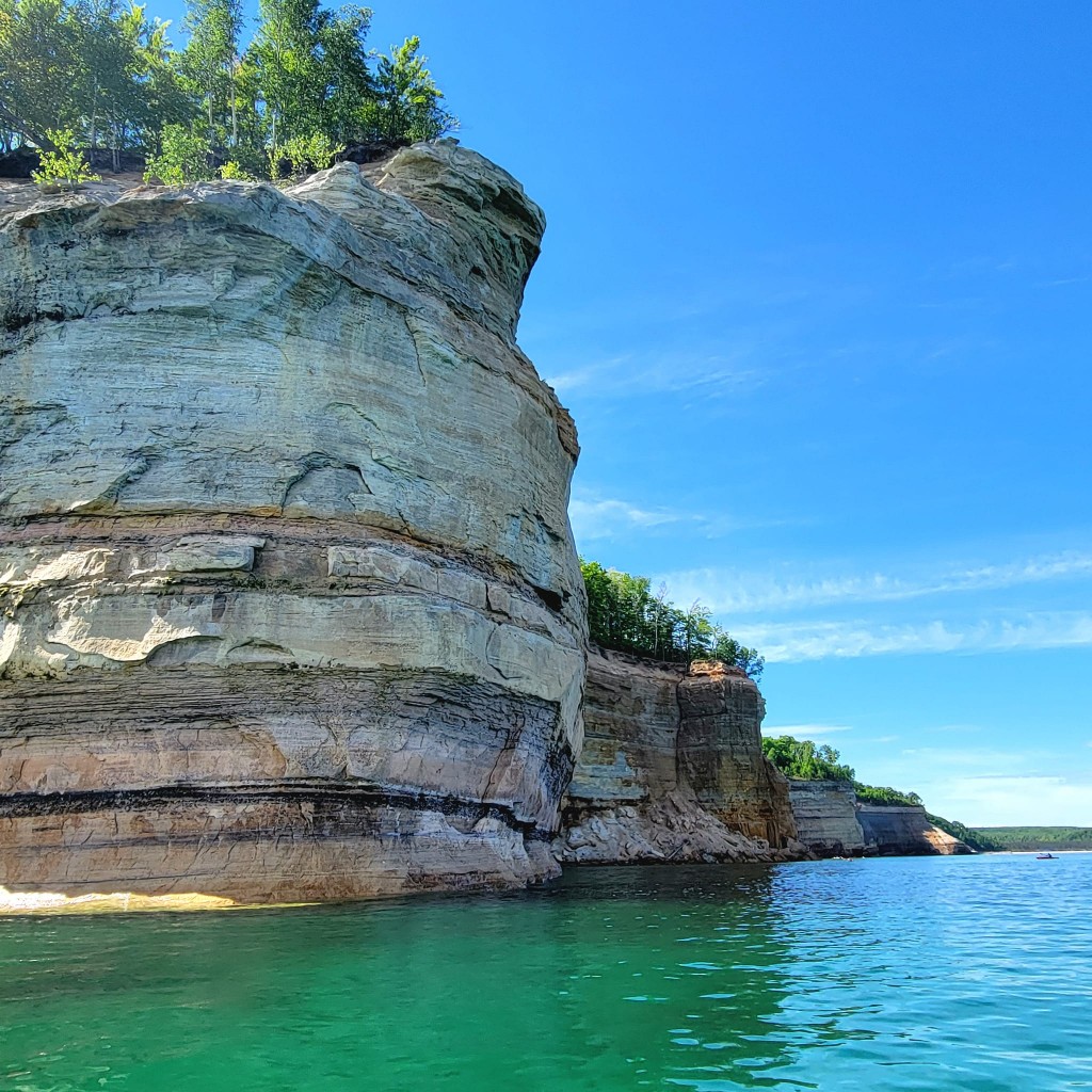 Pictured Rocks Kayak Trip 2022 Sandstone Cliff Rows Lake Superior