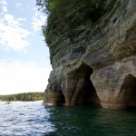 Pictured Rocks Kayak Trip 2022 Under Miners Castle