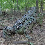 Michigan Legacy Art Park Frog Sculpture Art Crystal Mountain