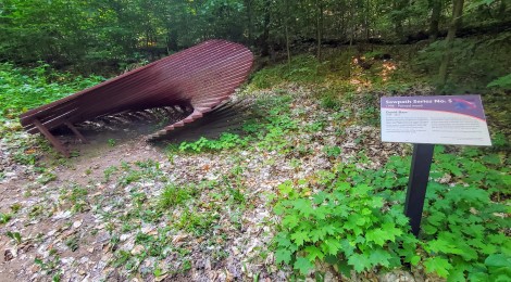 Michigan Legacy Art Park - Nature, History, and Sculptures at Crystal Mountain (Thompsonville)