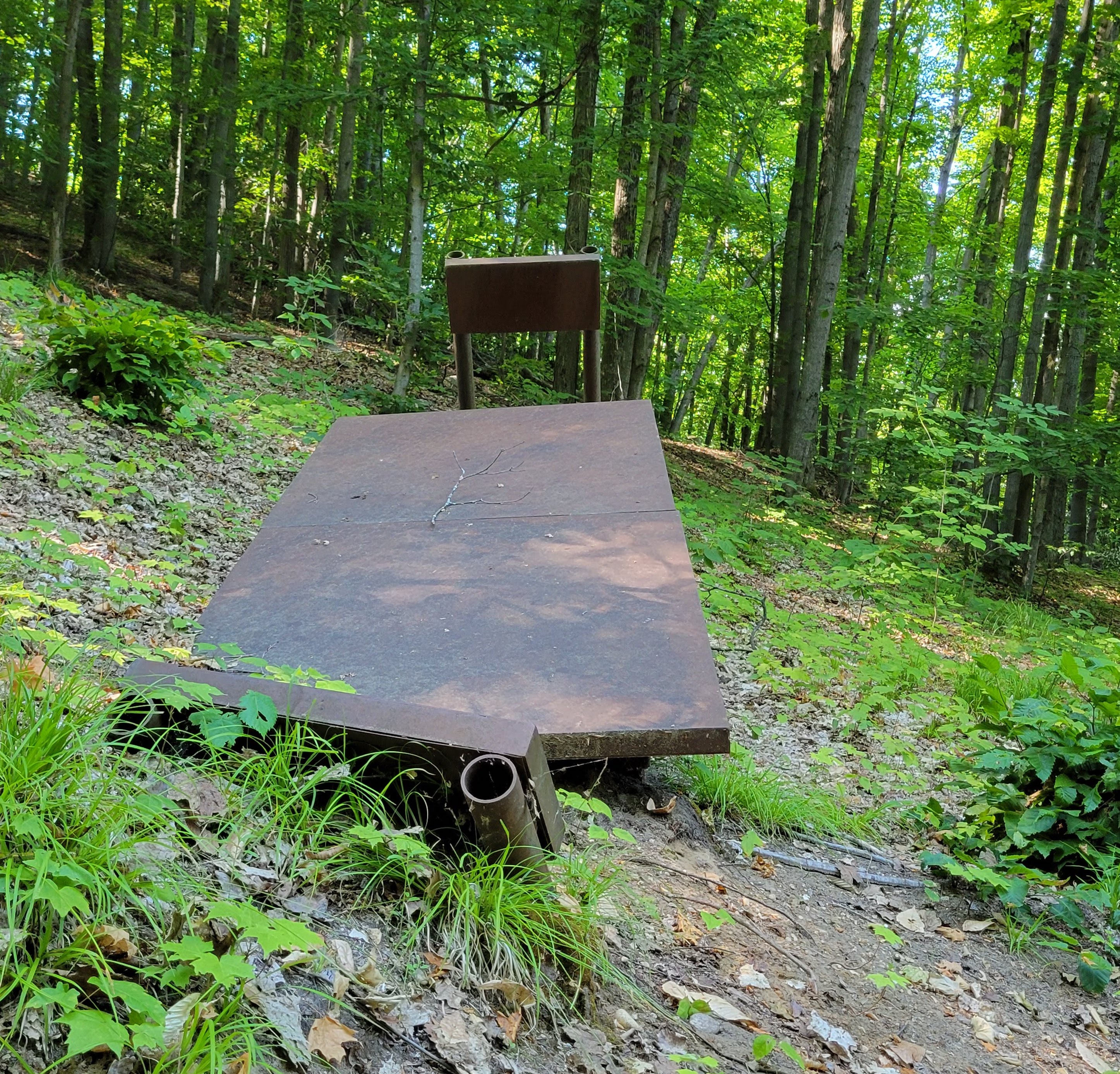 Michigan Legacy Art Park Table and Chairs Sculpture