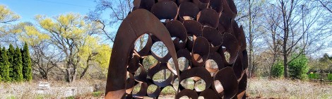 Michigan Roadside Attractions: Enspire Sculpture in Traverse City