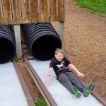 Lewis Adventure Farm & Zoo Black Tube Slides