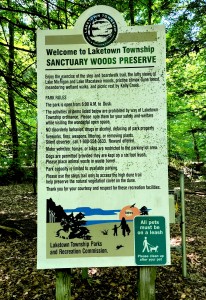 Sanctuary Woods Preserve Holland Michigan Park Rules