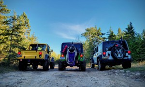 Drummond Island Jeeps x3 Michigan Fossil Ledges