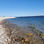 Drummond Island Michigan Shale Rock Beach
